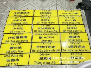 Bảng tên hoá chất mica